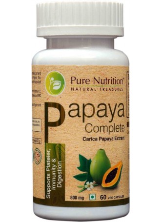 Pure Nutrition Papaya Complete 60 Veg Capsules